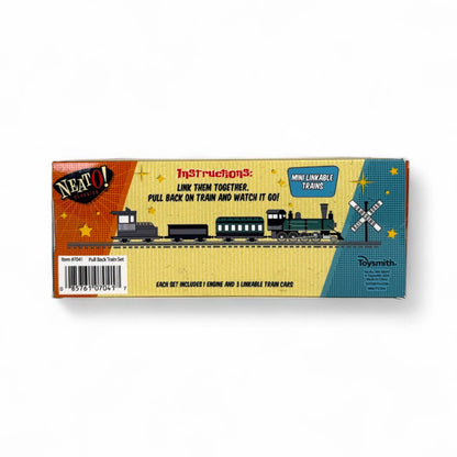 Neato! Pull-Back Train Set - Retro Classic, vintage toys