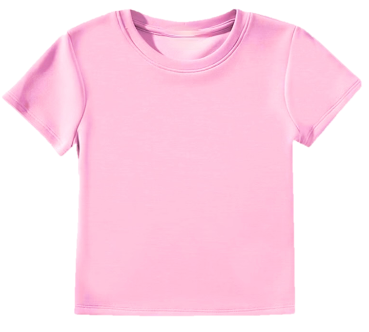 Flodal Short Sleeve Top | Chalk Pink