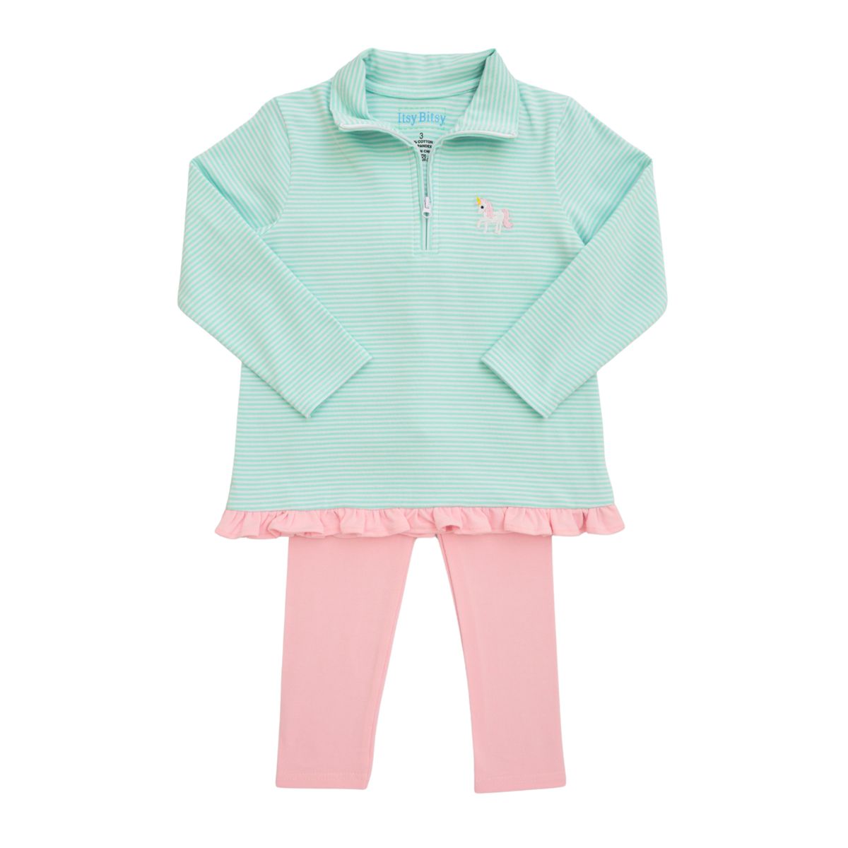 Unicorn Quarter Zip Pullover Set