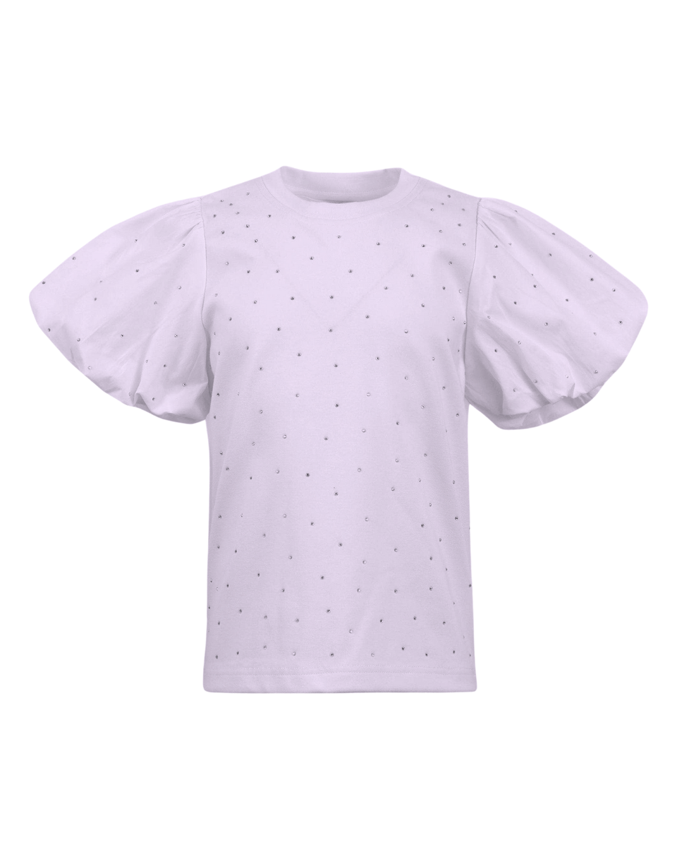 Sparkle Ruffle T-shirt | Lavender