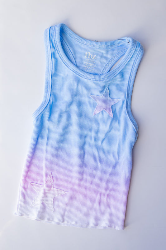 Star Ombre Tank | Cotton Candy Ombre