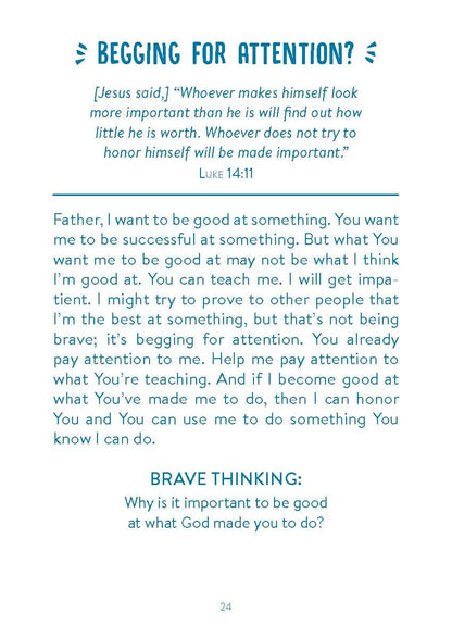 3-Minute Prayers for Brave Boys