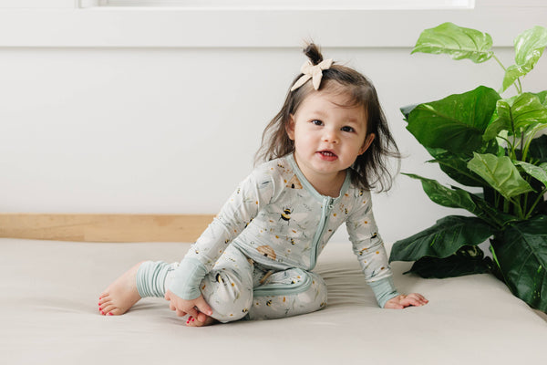 Sweet As Can Bee Bamboo Zippy Romper