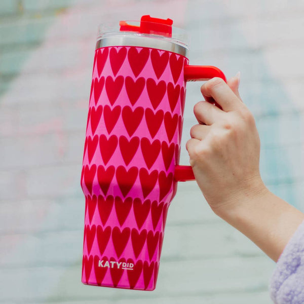 Red Hearts Tumbler