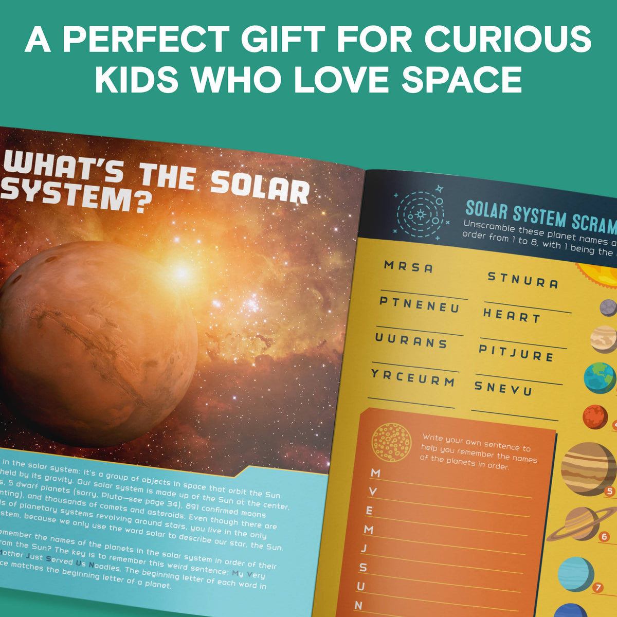 The Outer Space Activity Book For Kids