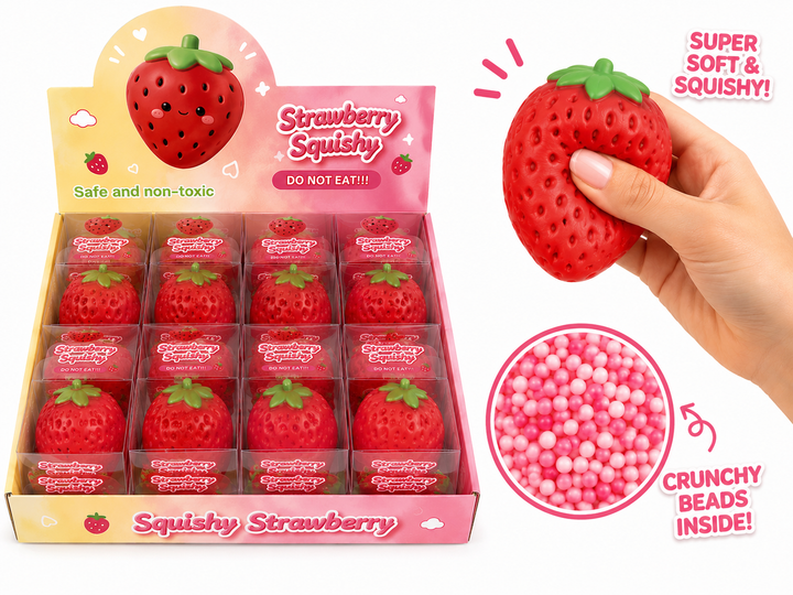 Strawberry Crunchy Squishy
