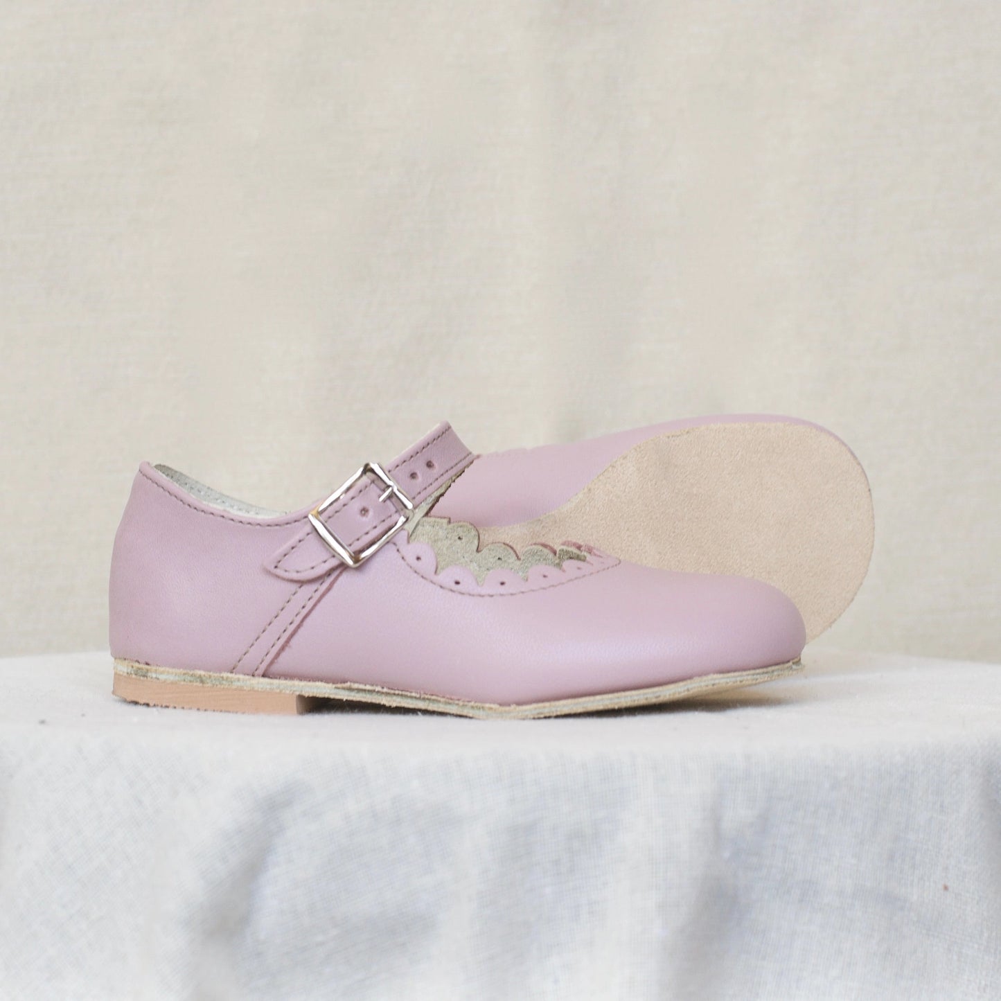 Scalloped Mary Jane | Lilac