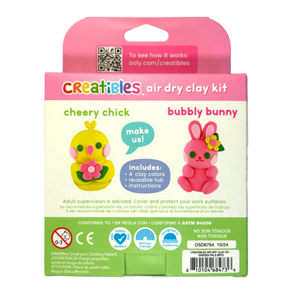 Creatibles Air Dry Clay Kit - Garden Pals BFFs