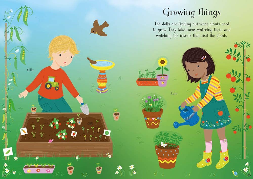 Little Sticker Dolly Dressing Starting School | Usborne