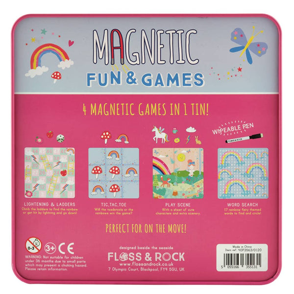 Rainbow Fairy Magnetic Fun & Games Compendium