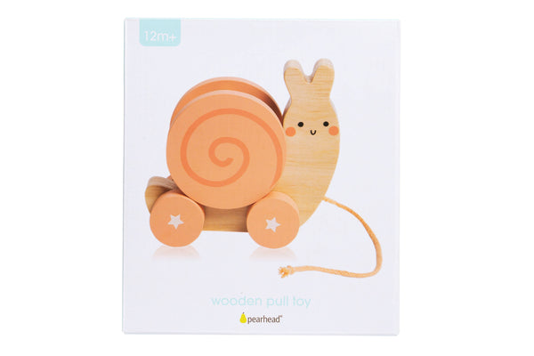 Snail Wooden Pull Toy