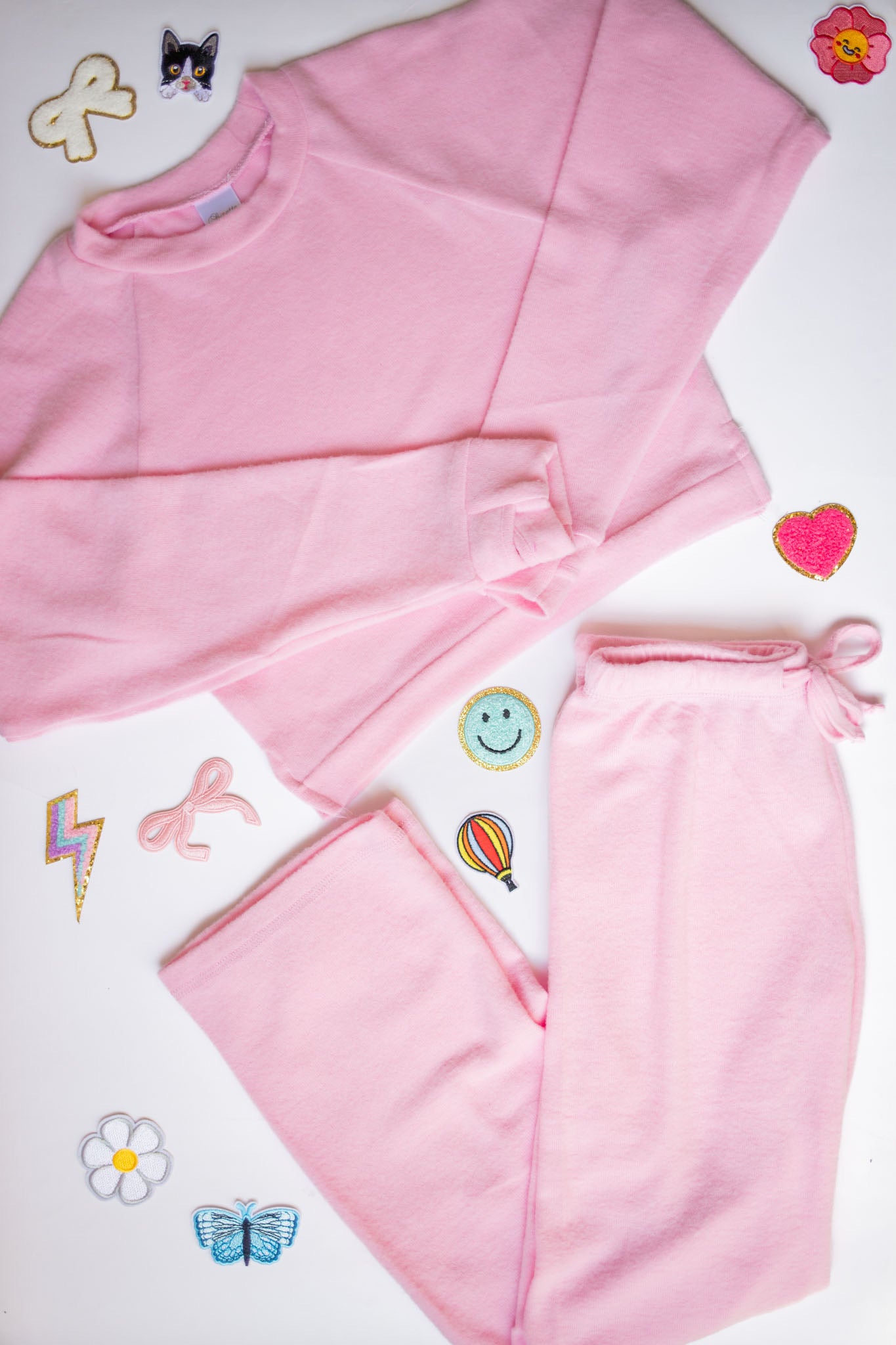 Custom Patch Set | Cuddle Soft Crew Neck + Wide Leg Pant