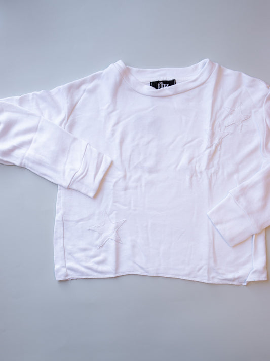 Star Sweatshirt | White