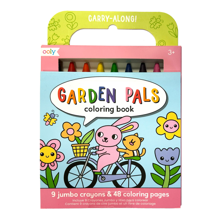 Carry-Along: Coloring Book Set | Garden Pals