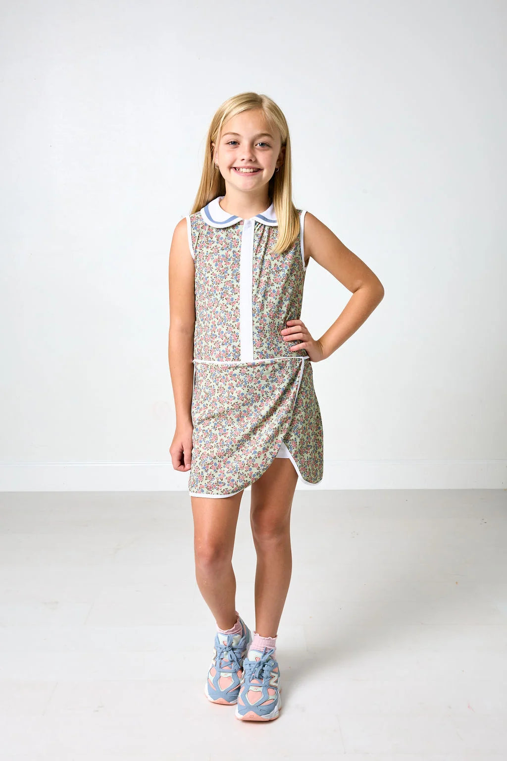 Fall Floral Court Dress