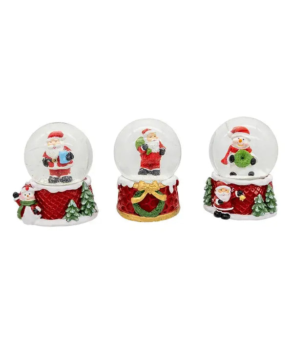 Mini Santa/Snowman Water Globes