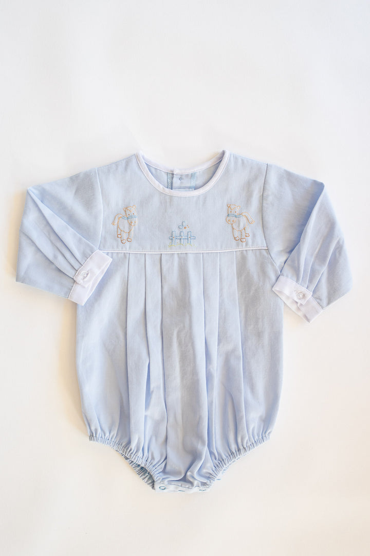 Pique Bubble| Farm Horse, Blue