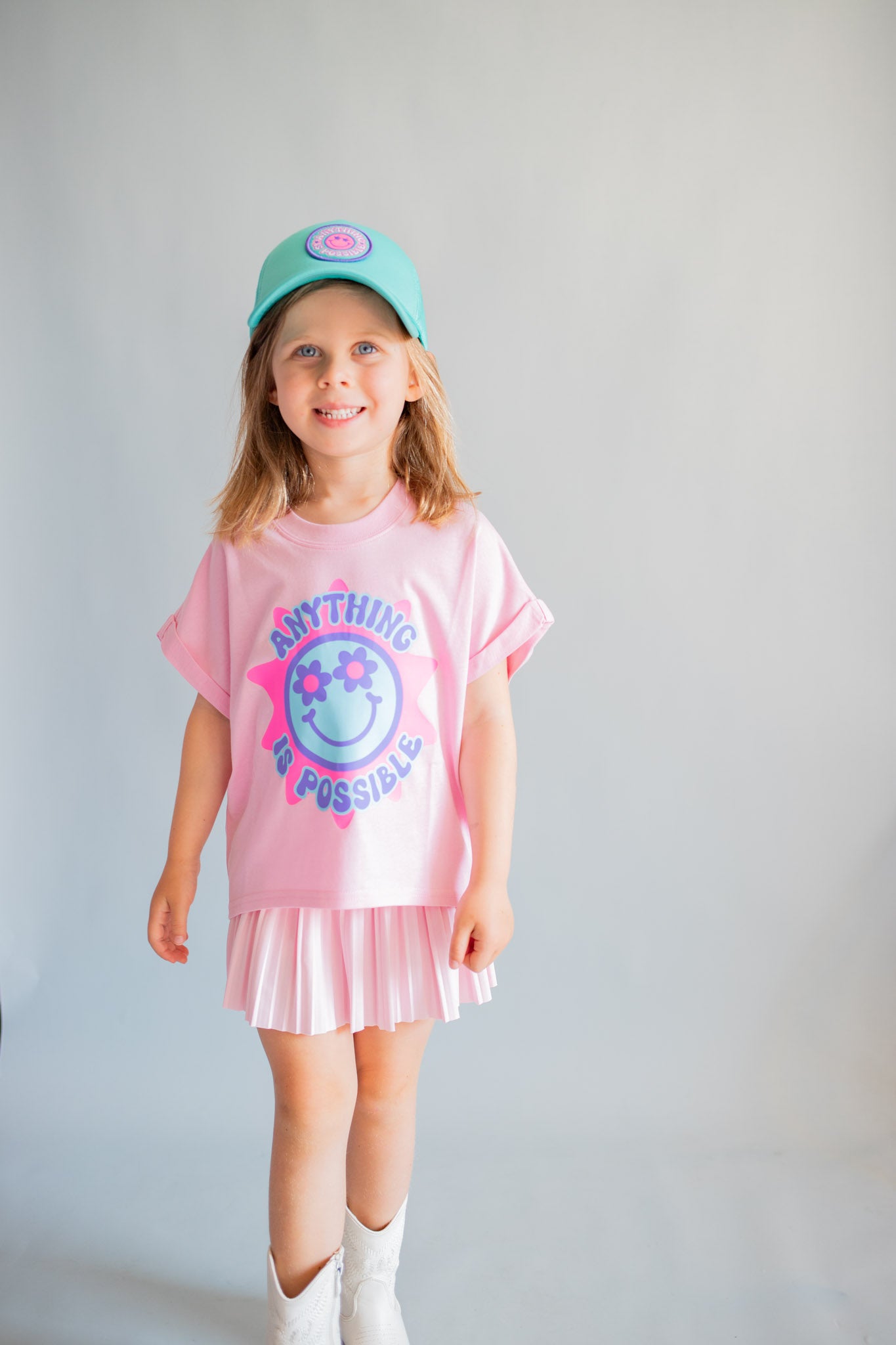 XOXO by Magpies Anything is Possible Printed Tee | Bubble Gum Pink