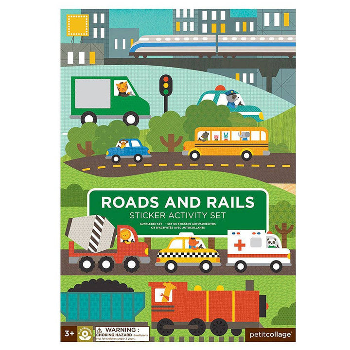 Roads & Rails Sticker Activity Set