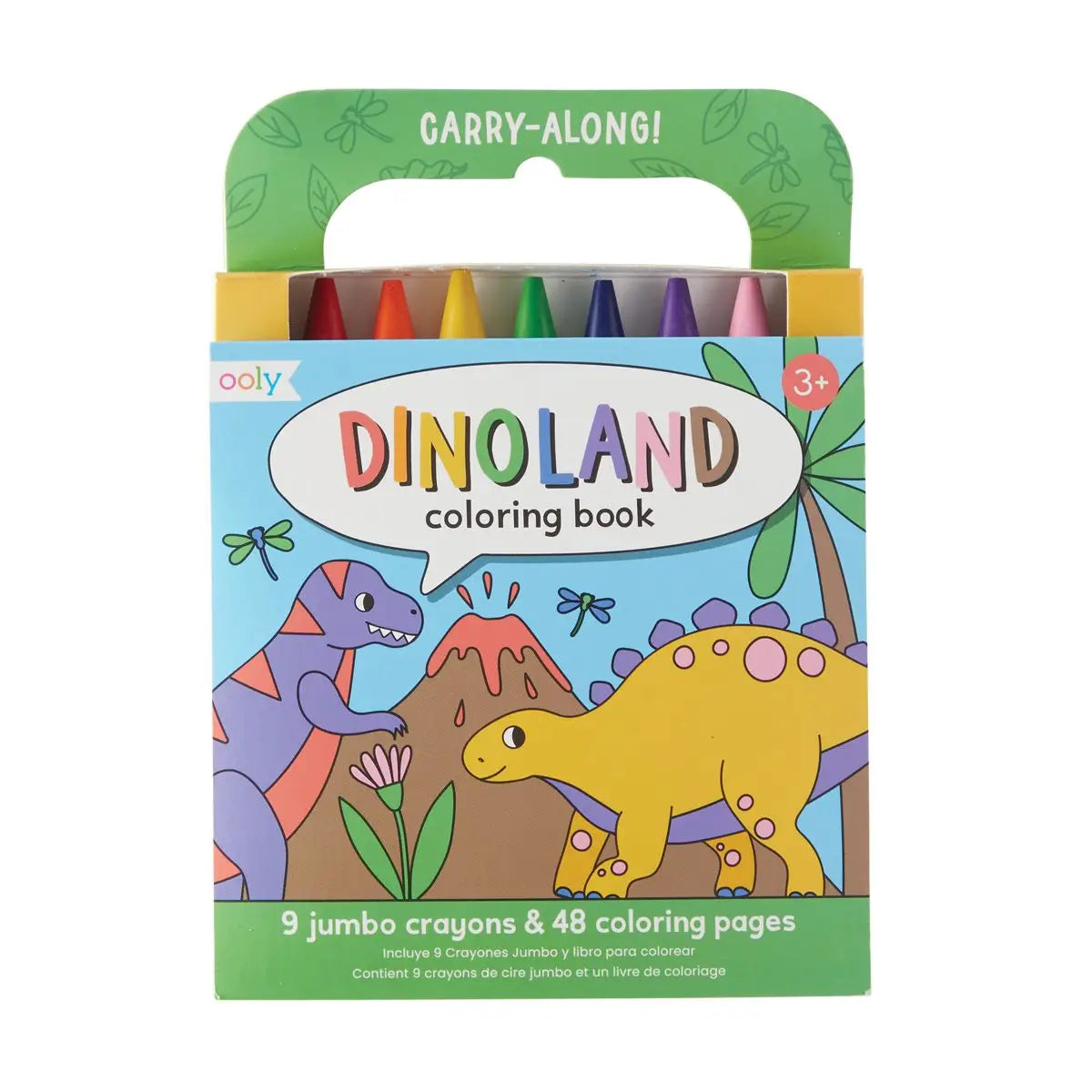 Carry Along Coloring Book & Crayons | Dinoland