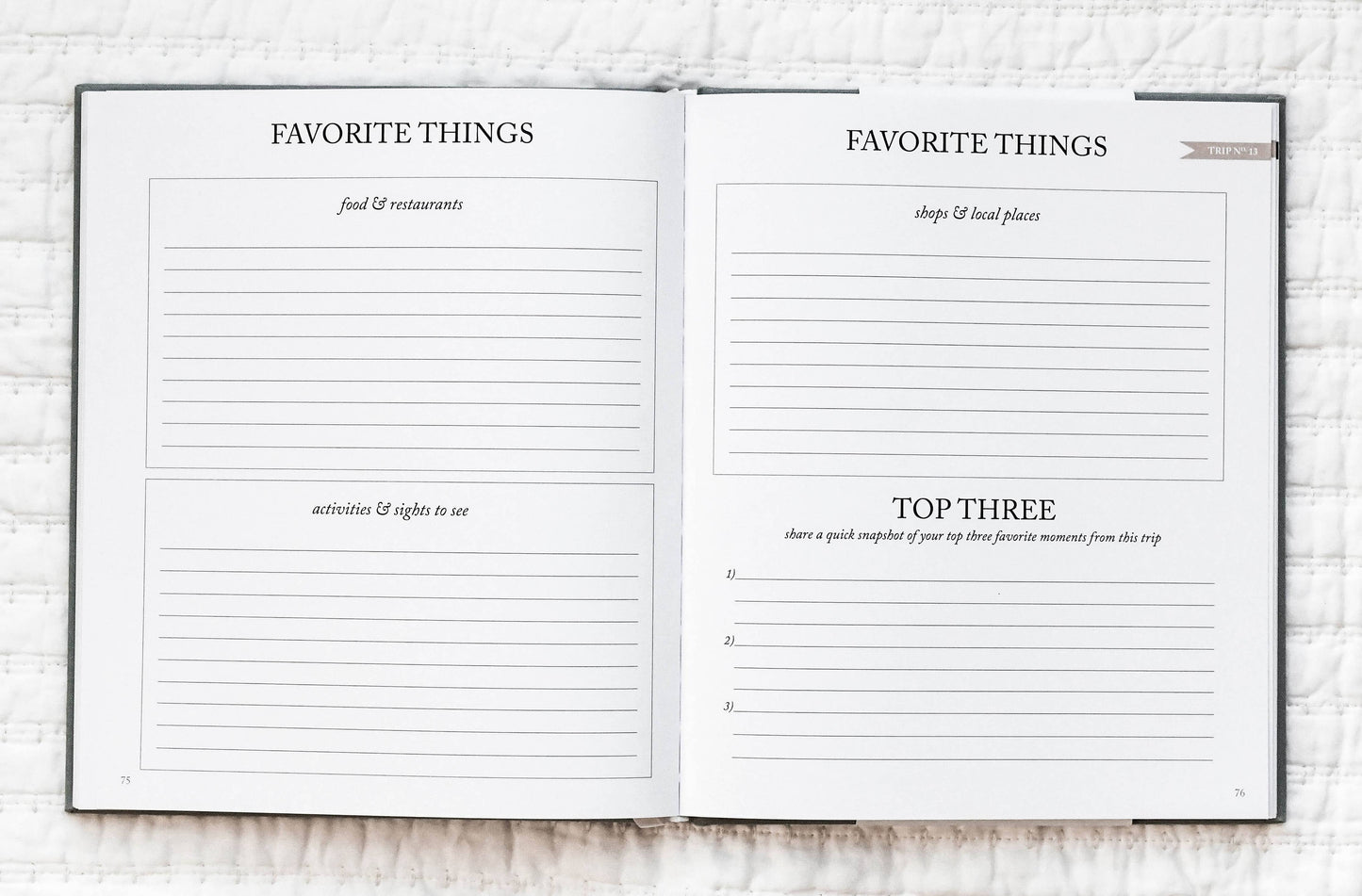 Travel Journal | Sage Green