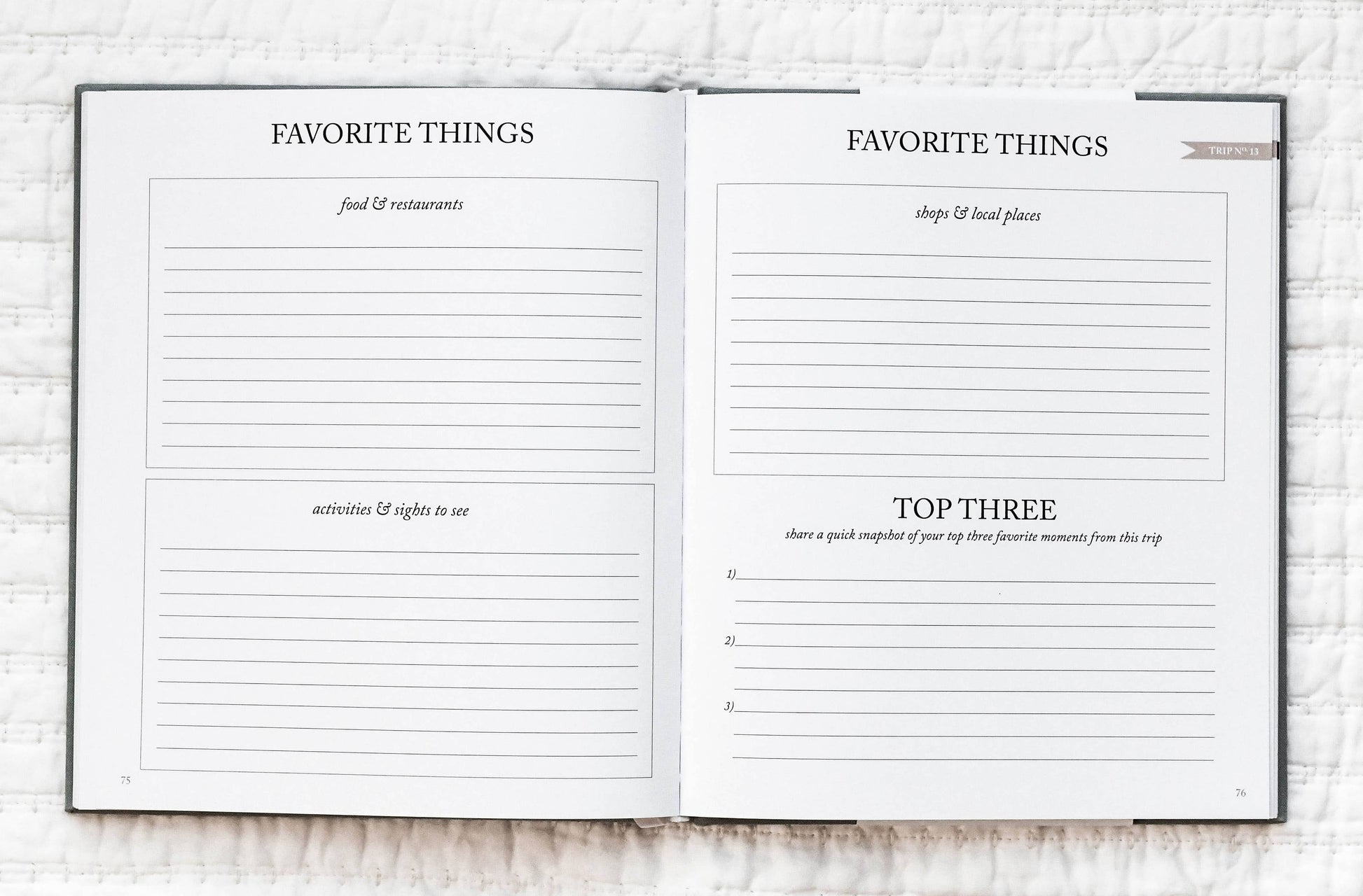 Travel Journal | Sage Green