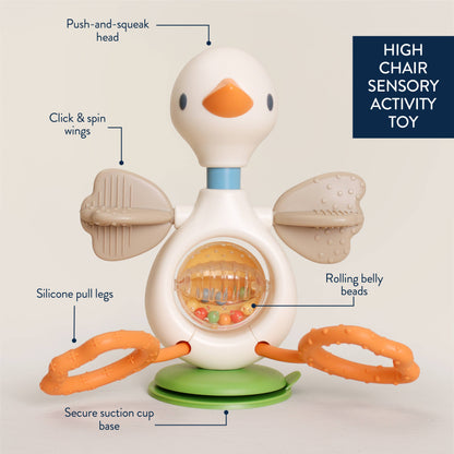 Itzy Twist & Bop™ | High Chair Sensory Toy Goose