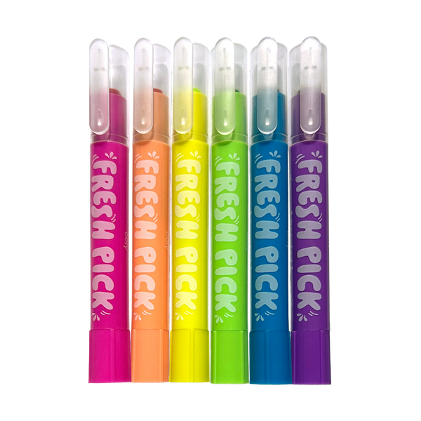 Fresh Pick Apple Scented Gel Crayons - Set of 6