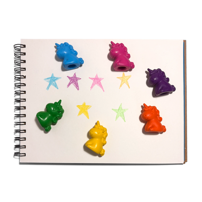 Unicorn Party Finger Crayons - Set of 6