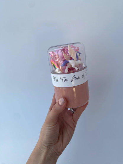 Unicorn Rainbow Double Jar