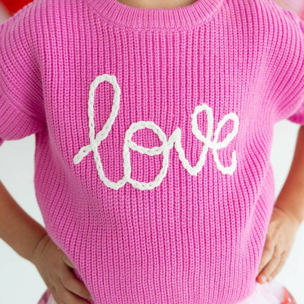 Kids Love Valentine's Day Knit Sweater