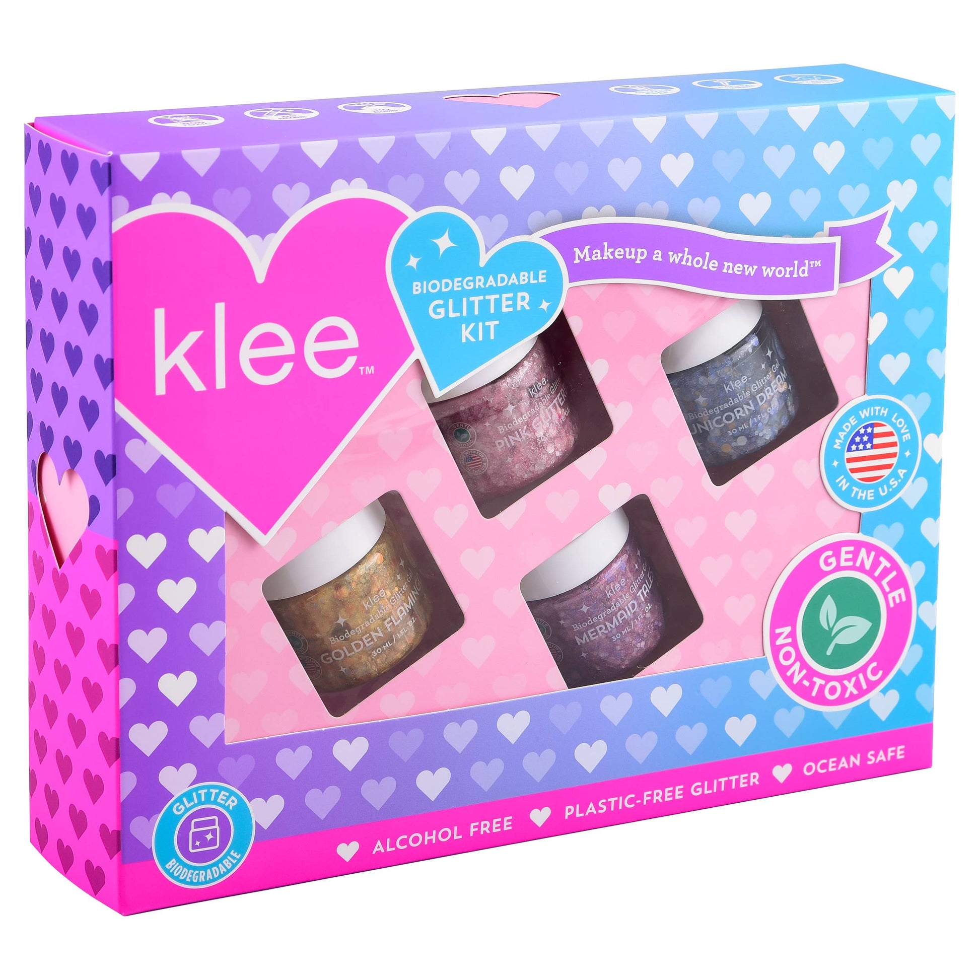 Mermaid Paradise - Klee Biodegradable Glitter Gel 4PC Set