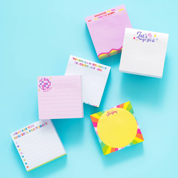 Sticky Notes Pad | Gratitude Reminder