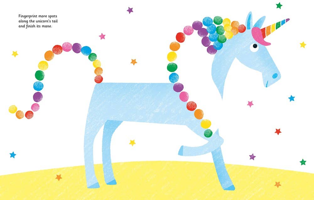 Fingerprint Activities Unicorns And Fairies | Usborne