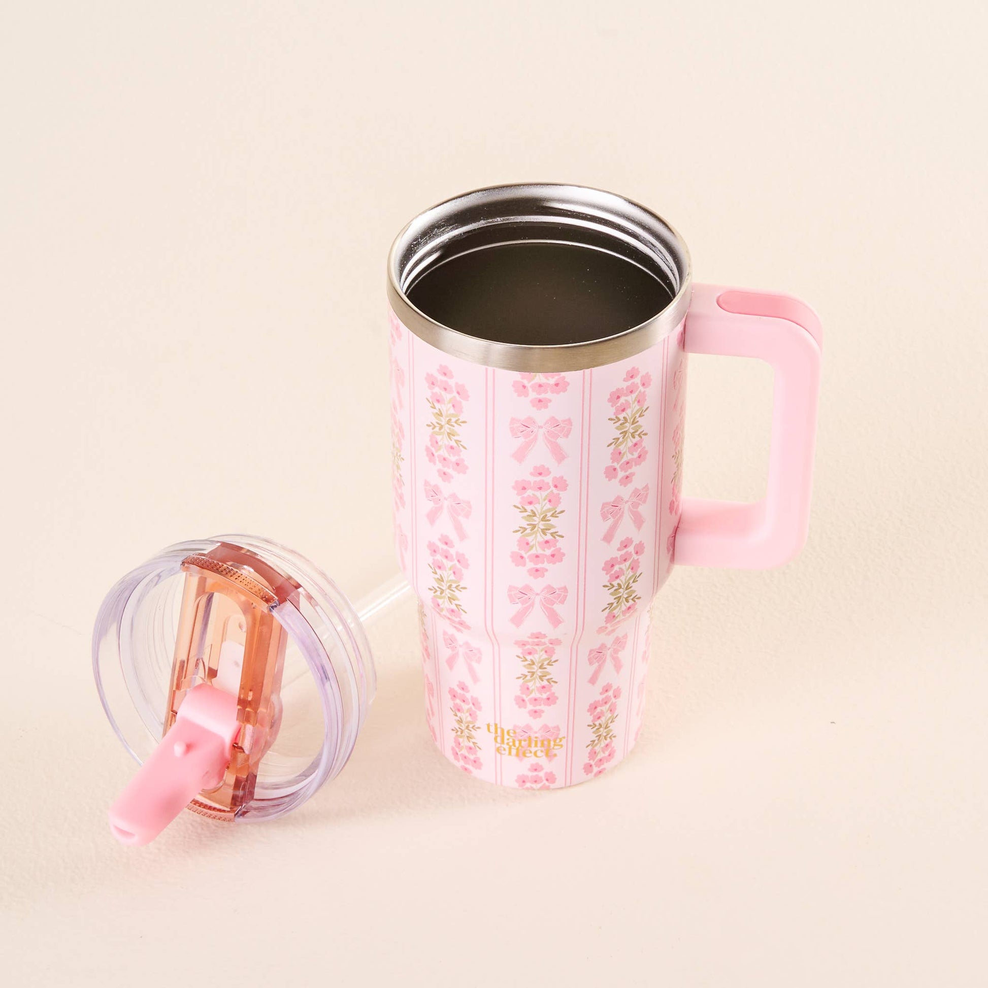 20 oz Lifestyle Flip Straw Tumbler-Oh So Fancy Pink