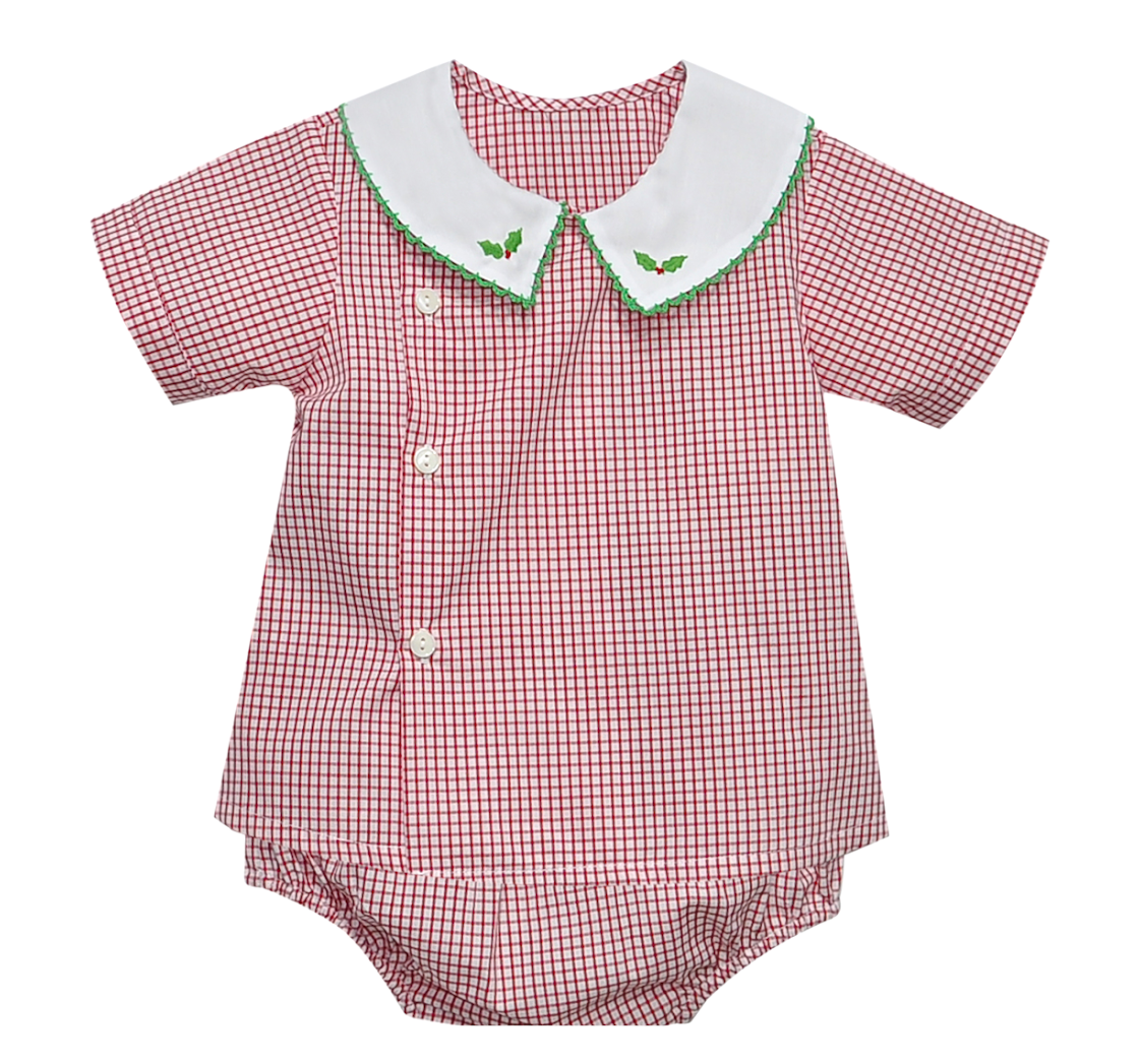 Red Riley Diaper Set