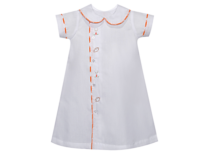 Hound Dog Orange & White Daygown