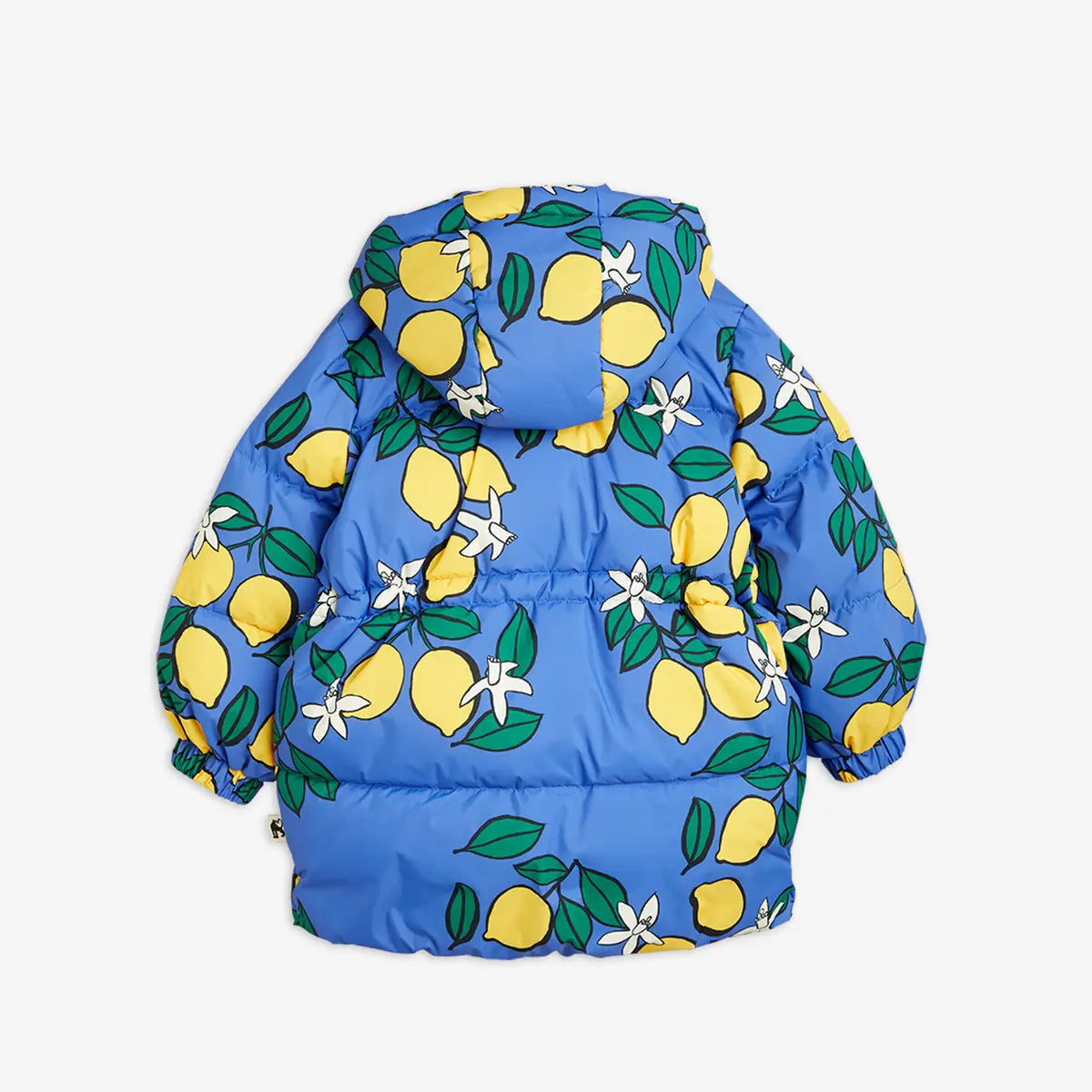 Lemons AOP Heavy Puffer Jacket | Blue