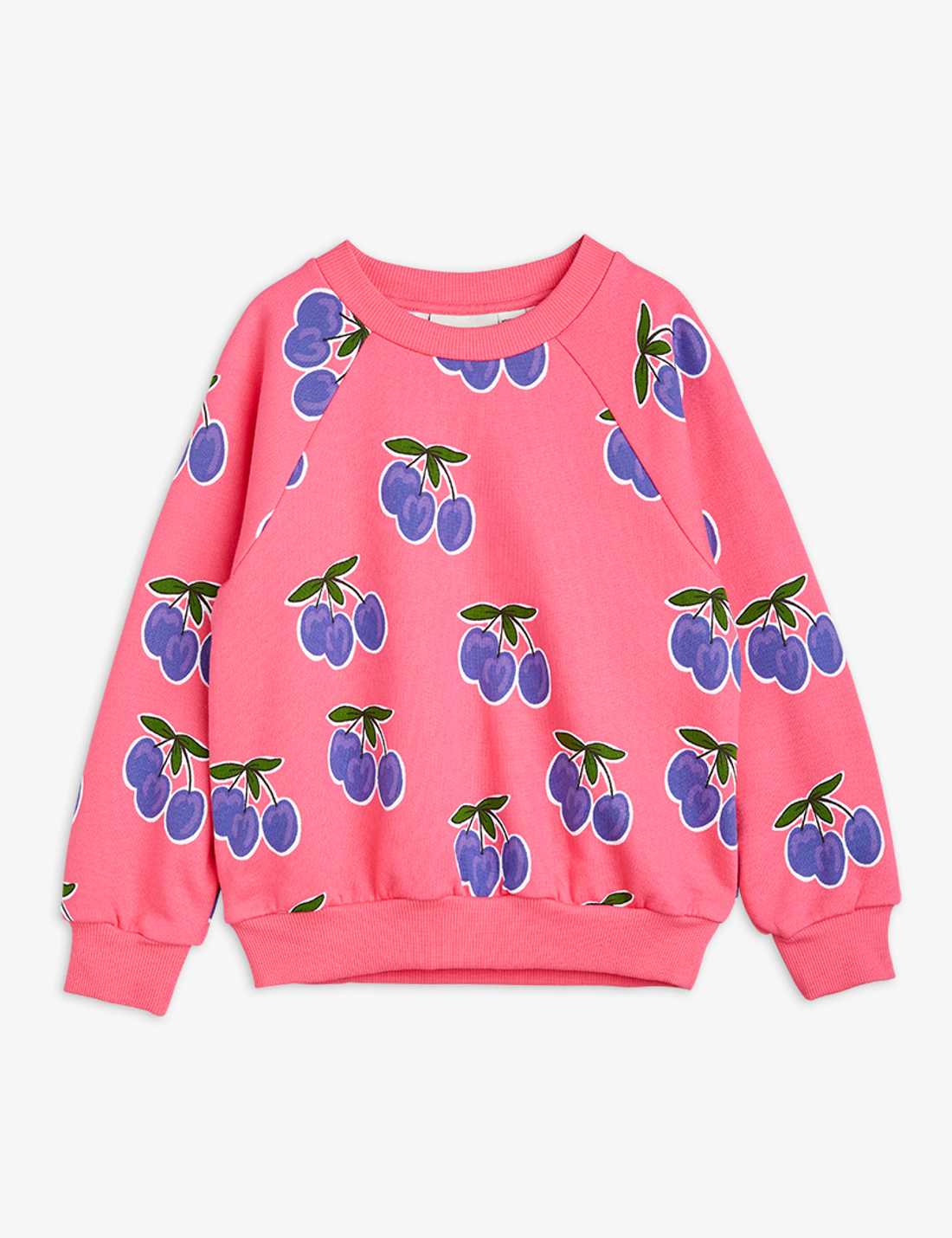 Plum AOP Sweatshirt | Pink, 4-9m