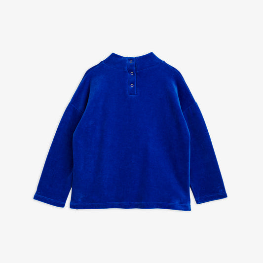 Jewels Velour Applique Sweatshirt | Blue