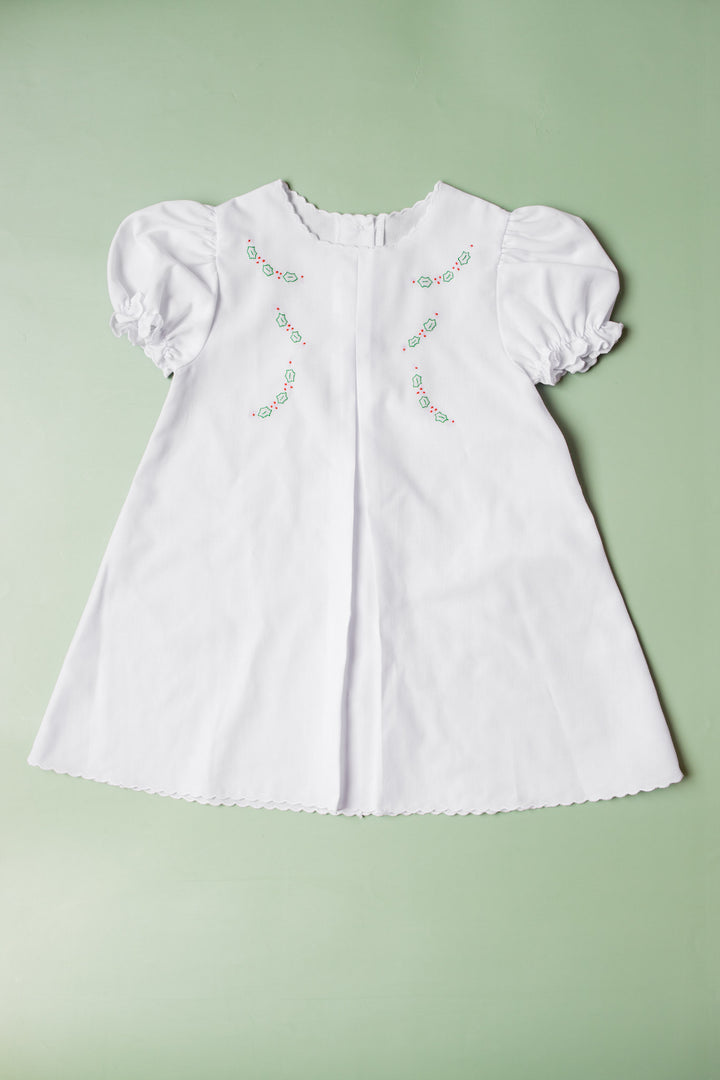Holly Trio Embroidered Baby Dress