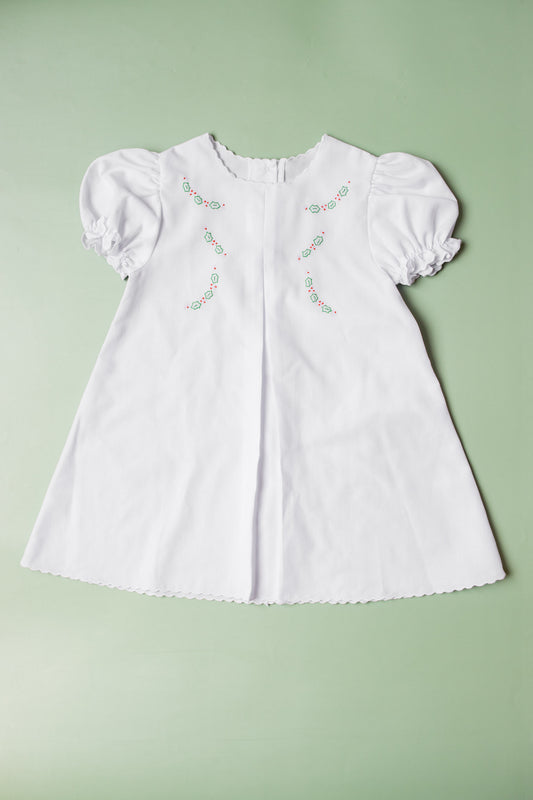Holly Trio Embroidered Baby Dress