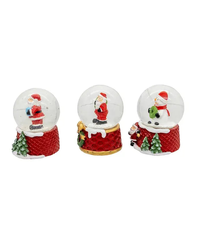 Mini Santa/Snowman Water Globes