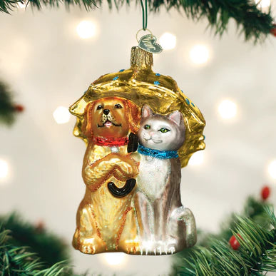 Raining Cats & Dogs Ornament