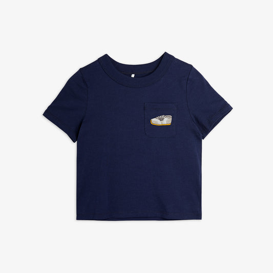 Jogging Embroidered Short Sleeve Tee | Blue