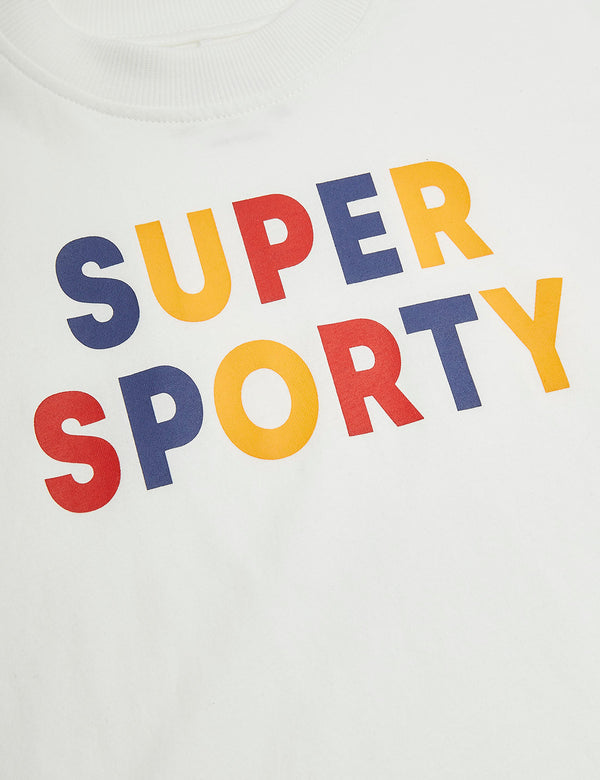 Super Sporty Short Sleeve Tee | Off White