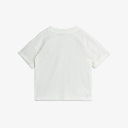 Chenille Embroidered Basketball Tee | Off White