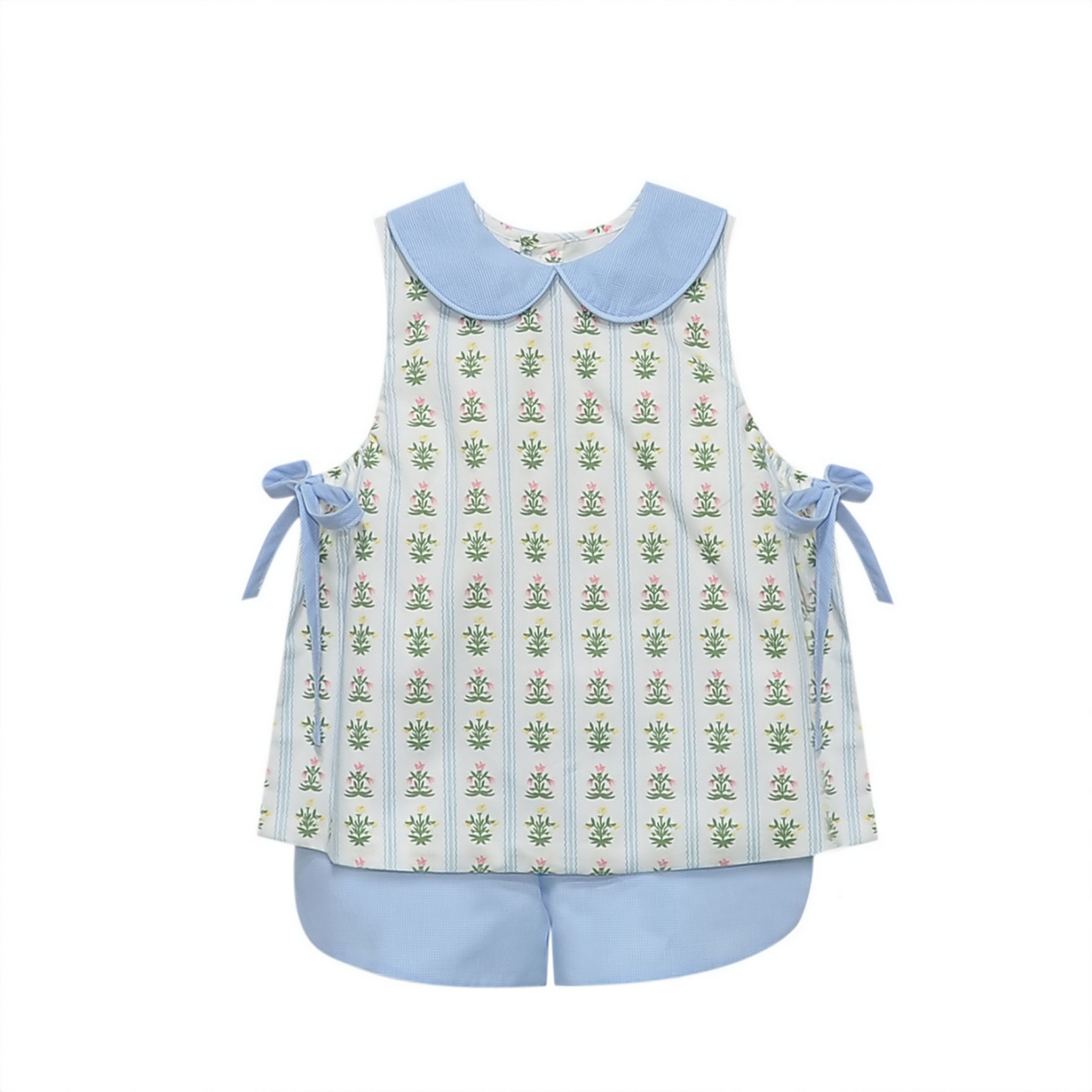 Sage Green Ingram Short Set-Wildflower Whispers