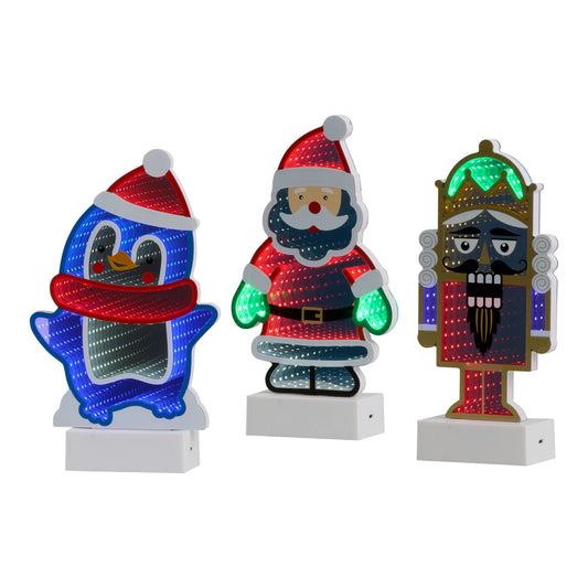 Lighted Holiday Infinity Decor