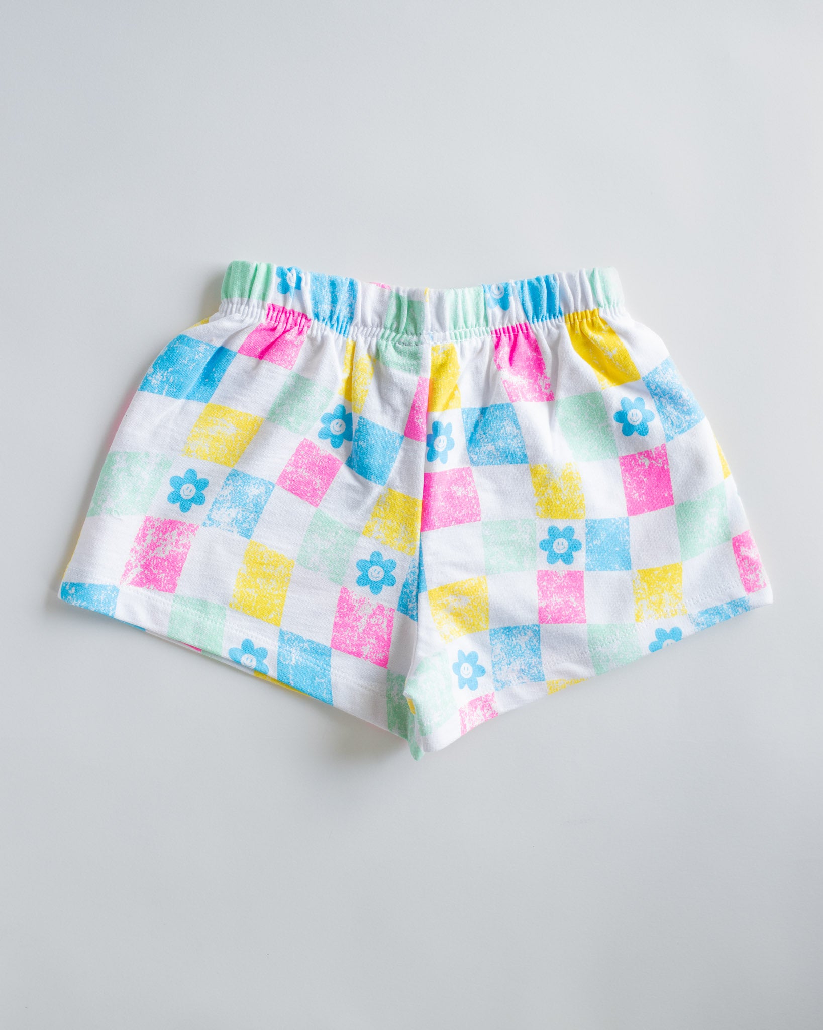 XOXO by Magpies All Over Checker French Terry Short
